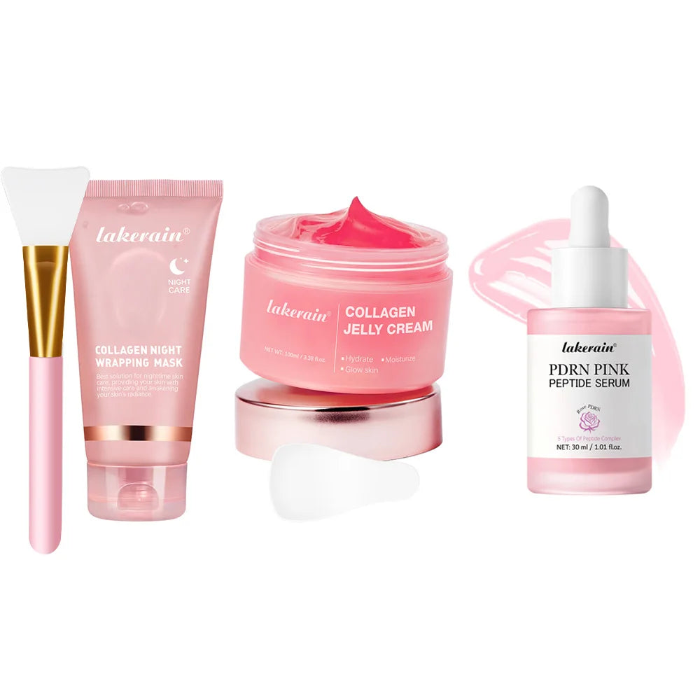 Collagen Night Wrapping Peel-Off Face Mask – Anti-Aging, Firming & Deep Hydration Overnight Skin Treatment for All Skin Types (75ml)