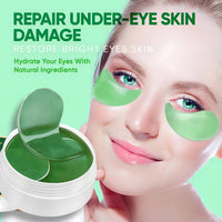 Seaweed Hyaluronic Acid Eye Masks — 60 Pcs Collagen Eye Patch for Dark Circles & Firming