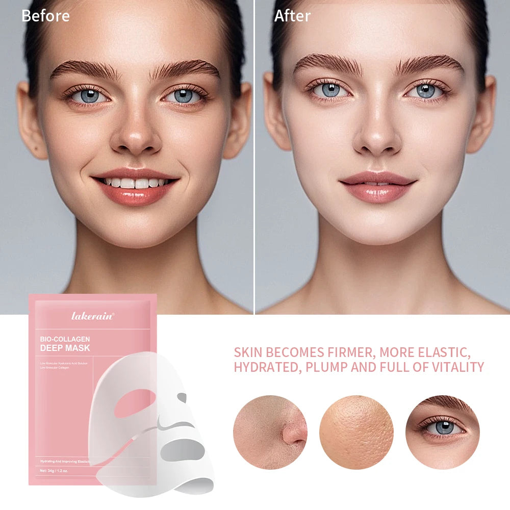 Bio-Collagen Deep Hydrogel Mask – Overnight Hydration, Pore Minimizing & Firming | ibcccndc