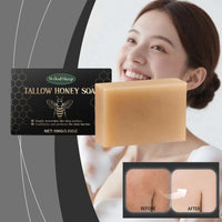 Tallow & Honey Soap Bar - Moisturizing Face & Body Cleanser