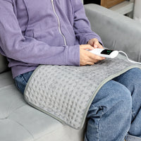 Electric Heating Pad for Back, Abdomen & Waist Pain Relief – EU/UK/US Plug, 9 Heat Levels