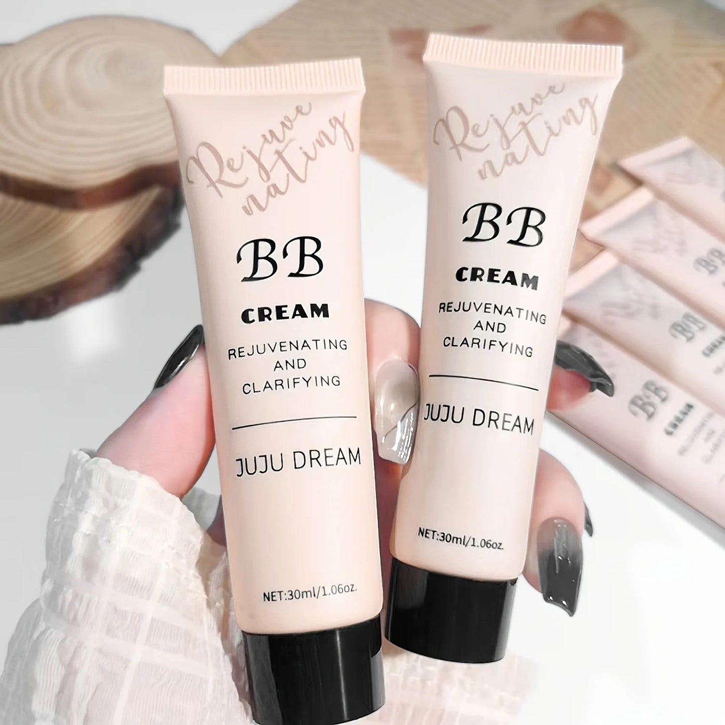 Korean Natural BB Cream – Moisturizing Concealer & Translucent Primer for All Skin Types (30ml)