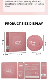 O'CHEAL CC Cream Cushion Foundation – Lightweight, Long-Lasting Concealer with SPF (15g)