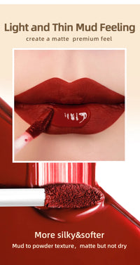 QiBest Velvet Matte Lipstick - Waterproof Long-Lasting Lip Tint