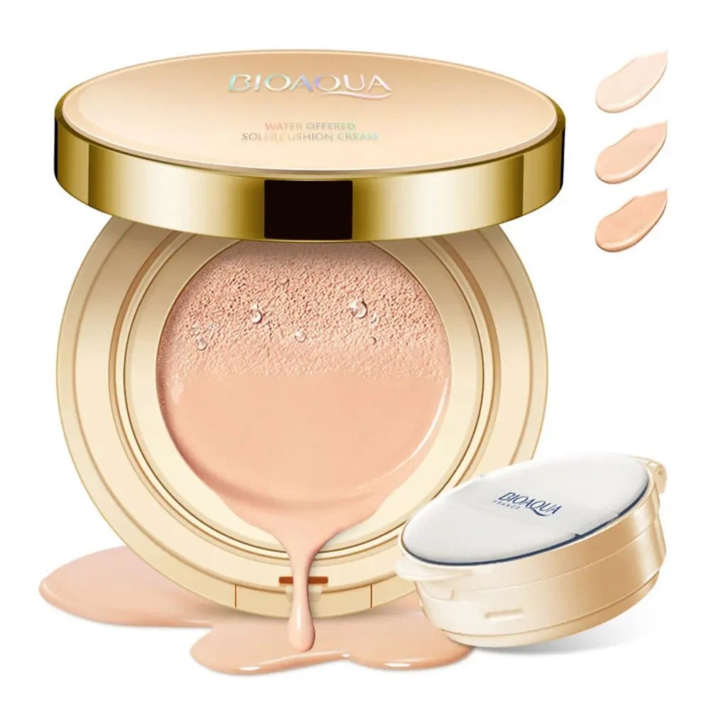 BIOAQUA Matte Air Cushion BB & CC Cream – Waterproof, Poreless & High Coverage (15g)