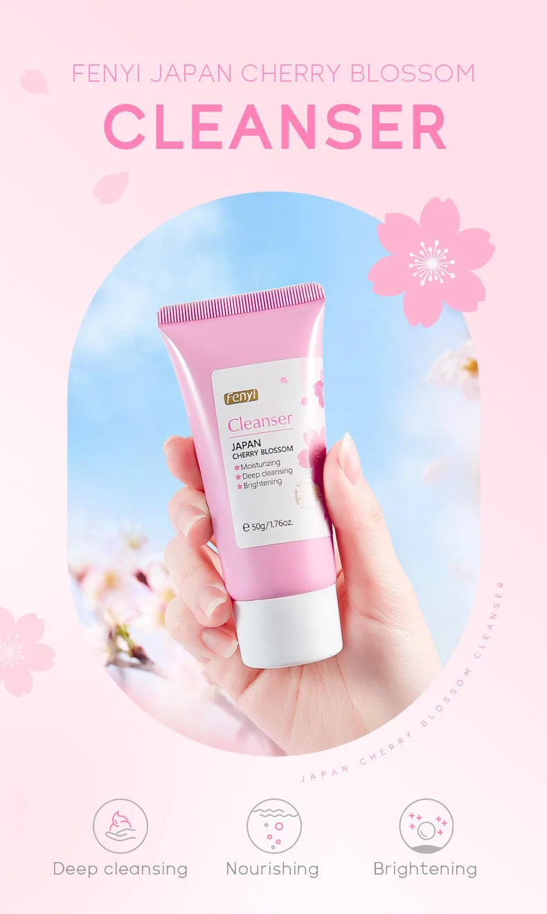 REAROYA Vitamin C Facial Cleanser – Deep Cleansing, Brightening & Moisturizing Face Wash (50g)