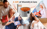 Electric Heating Pad for Period Cramps & Muscle Relief – 60×30cm, 9/10 Heat Levels, Washable | EU/US/UK Plug