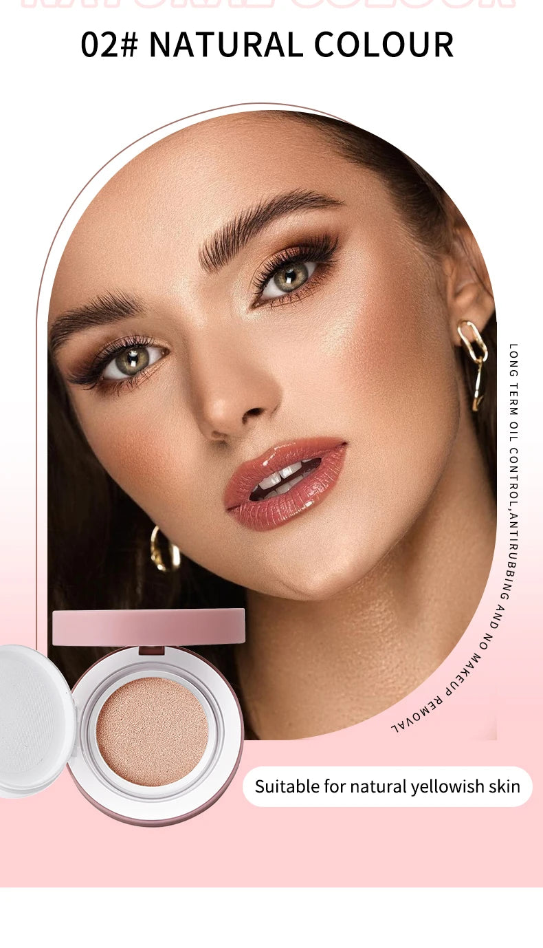 O'CHEAL CC Cream Cushion Foundation – Lightweight, Long-Lasting Concealer with SPF (15g)