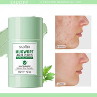 SADOER Deep Cleansing Mud Mask – Vitamin C & Mugwort | Acne Treatment & Oil Control 40g