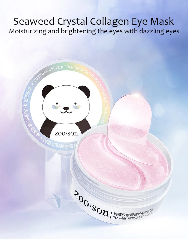 BIOAQUA Gold Crystal Collagen Eye Mask Patches – 60 Pieces, Dark Circles & Firming