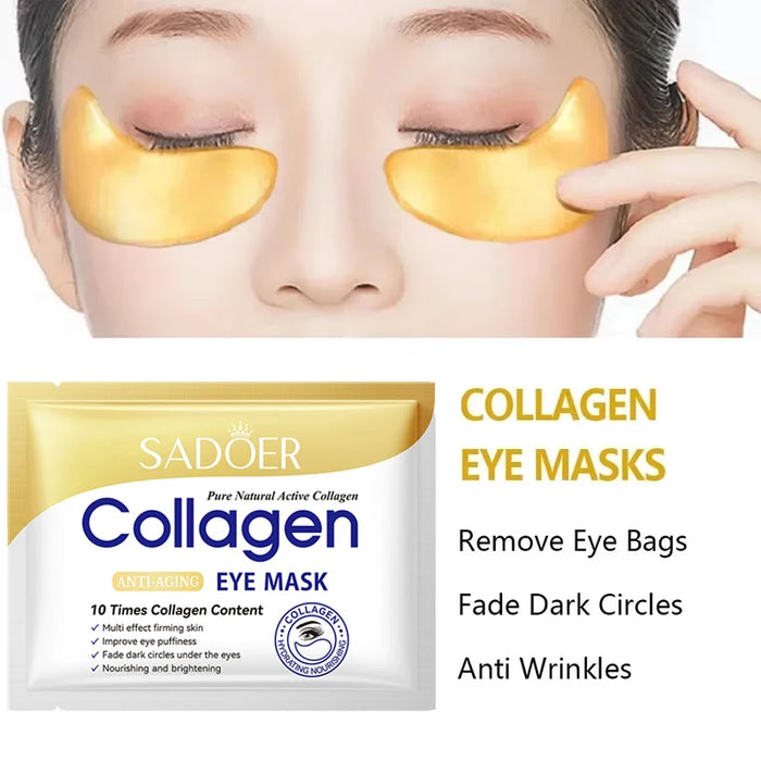 Collagen & Hyaluronic Acid Eye Patches — Firming, Anti Dark Circles & Eye Bag Treatment