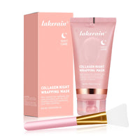 Collagen Night Wrapping Peel-Off Face Mask – Anti-Aging, Firming & Deep Hydration Overnight Skin Treatment for All Skin Types (75ml)