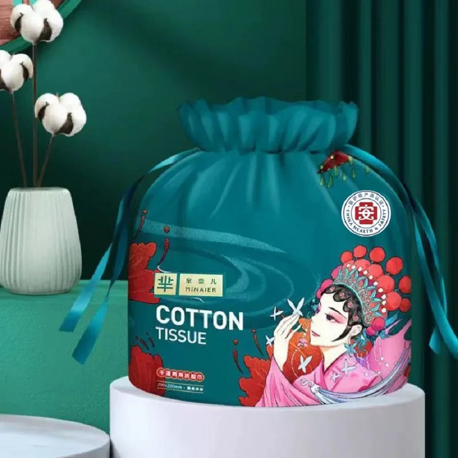 Thickened Microfiber Disposable Face Towels – Extractable Hanging Makeup Remover Wipes (20x20cm)