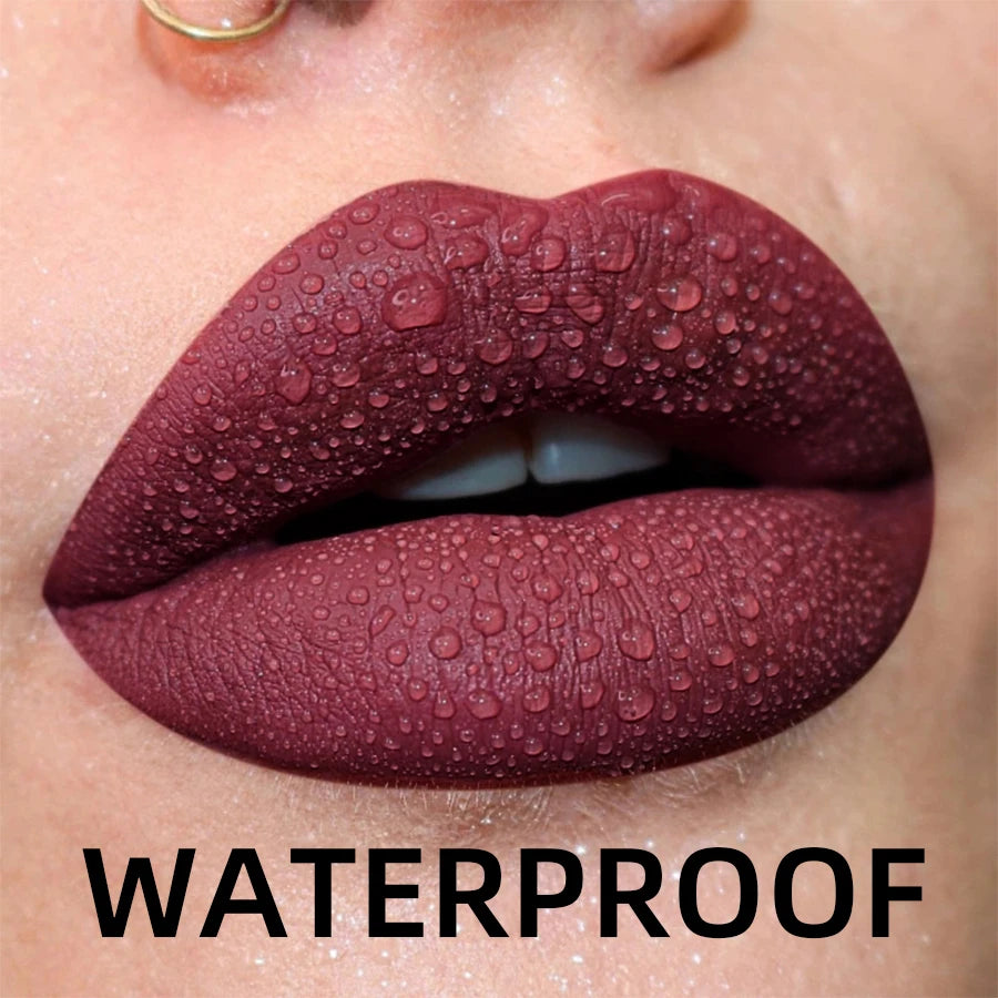 Velvet Matte Lip Gloss - Waterproof Long-Lasting Lip Tint