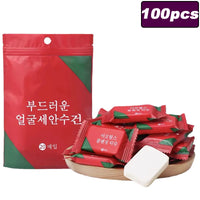 Disposable Compressed Cotton Face Towels – Soft, Portable Travel Towels for Makeup Removal & Cleansing (24x30cm)