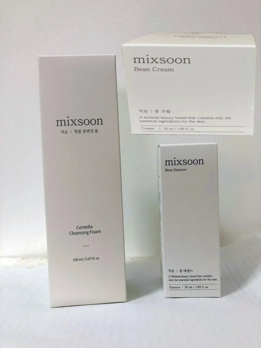 MIXSOON Bean Essence, Bean Cream & Centella Asiatica Cleanser