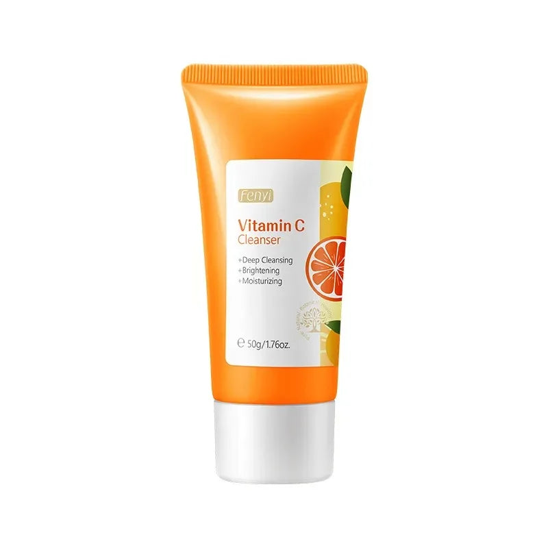 REAROYA Vitamin C Facial Cleanser – Deep Cleansing, Brightening & Moisturizing Face Wash (50g)