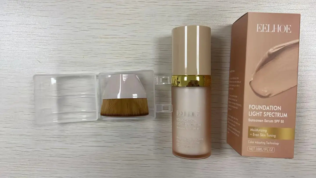 EELHOE Color-Changing Foundation & Concealer | Hydrating, Natural Coverage, Non-Cakey Finish