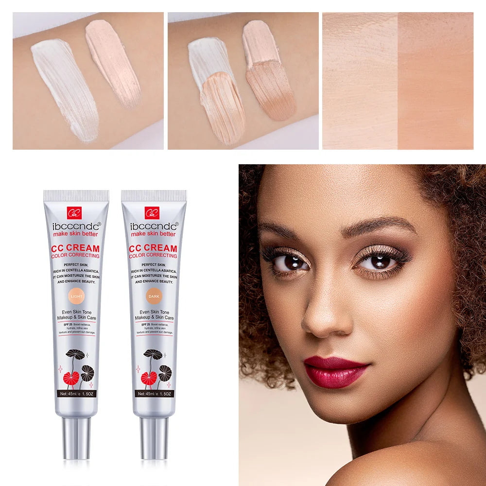 Centella Asiatica CC Cream – Color Correcting & Skin Repairing Liquid Foundation (45ml)