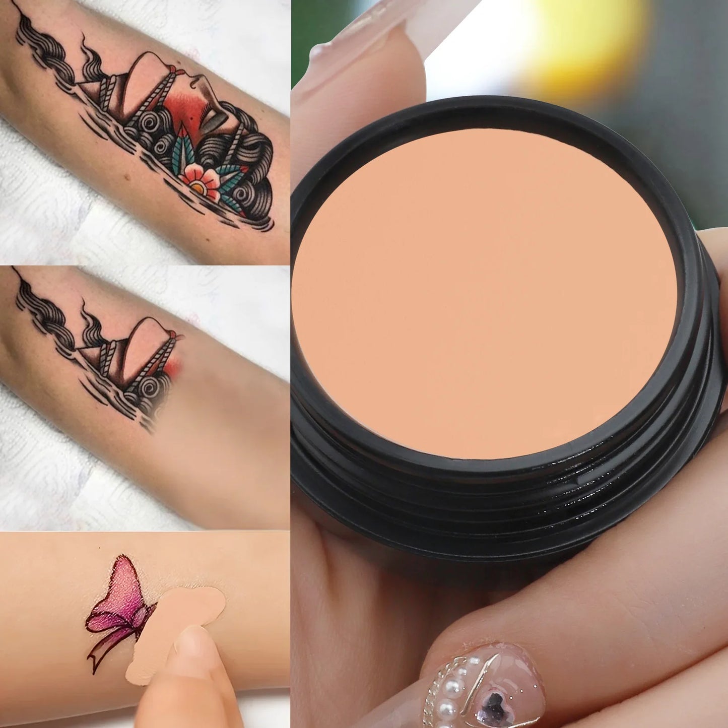 Full Coverage Concealer Cream – Waterproof Matte Finish for All Skin Tones, Hides Scars & Dark Circles 15g