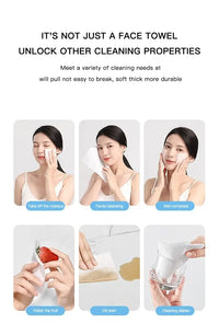 Non-Woven Disposable Spa & Salon Face Towels – Soft Facial Cleansing Wipes for Home & Beauty Salon Use (20x15cm)