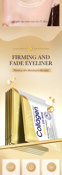 Collagen & Hyaluronic Acid Eye Patches — Firming, Anti Dark Circles & Eye Bag Treatment