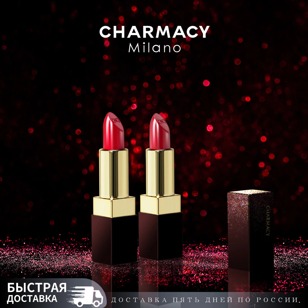 CHARMACY Luxury Velvet Lipstick - Moisturizing Long-Lasting Color
