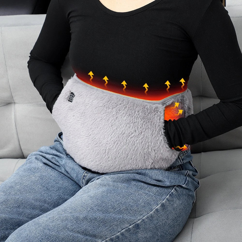 USB Electric Heating Belt – 3-in-1 Graphene Waist Warmer with 3 Heat Settings