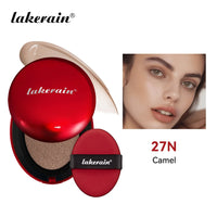 Lakerain Super Fit Cushion Foundation | SPF Sunscreen, Waterproof, 72-Hour Longwear | 9 Shades