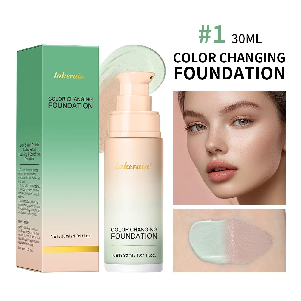 4-in-1 Color Changing Foundation – SPF30, Concealer, Moisturizer & Even Skin Tone | Buyer's Choice