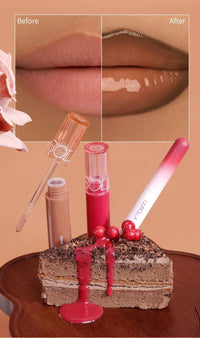 GLASTING COLOR GLOSS 3-in-1 Lip Liner & Lip Glaze Makeup Set