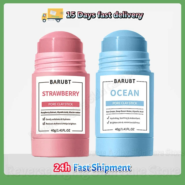 Jaysuing Cleansing Mask Stick – Mugwort, Alaska Volcano & More | Pore Minimizer & Acne Treatment 40g