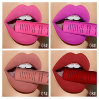 Velvet Matte Nude Lip Gloss - Waterproof Long-Lasting Lipstick