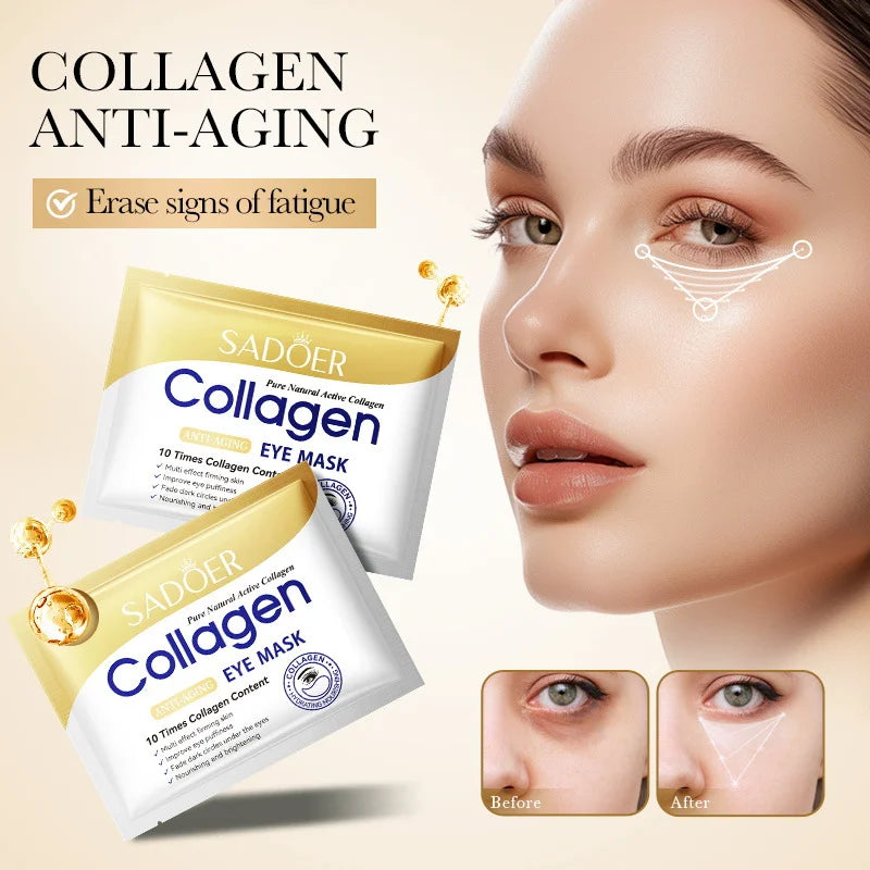 Collagen & Hyaluronic Acid Eye Patches — Firming, Anti Dark Circles & Eye Bag Treatment