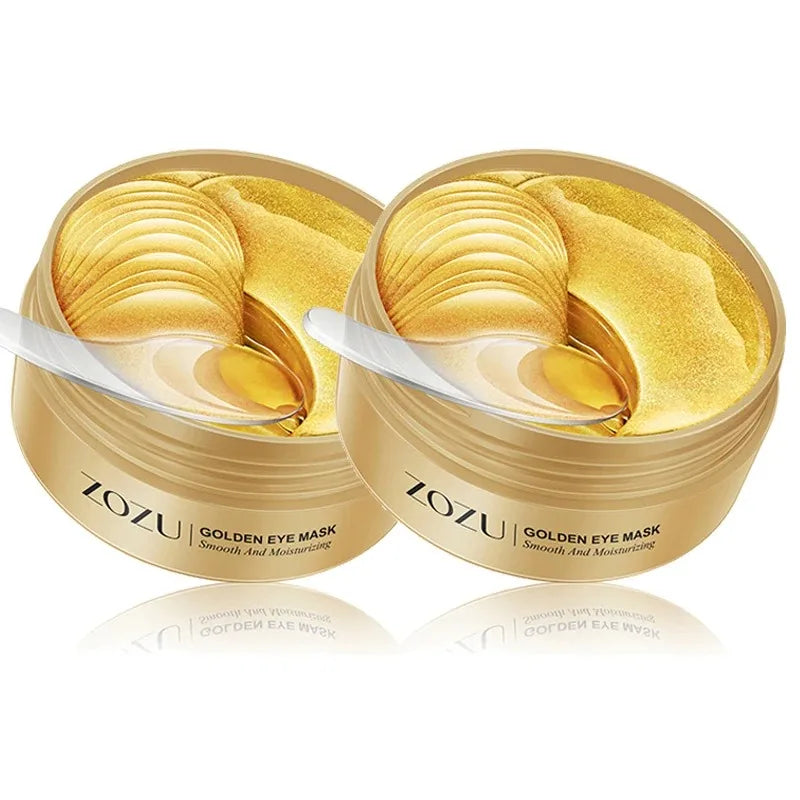 Golden Collagen & Avocado Under-Eye Patches – Anti-Dark Circle & Firming Eye Mask