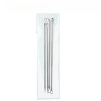YJYIBEI Ultra-Fine Acne & Blackhead Extractor Set – 4-Piece Facial Pore Cleanser