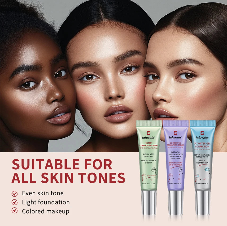 CC Cream Korean Makeup Foundation – Color Correcting Hydrating Coverage (15ml)