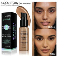 Air Cushion CC Cream Foundation | Oil Control, Matte, Full Coverage, Waterproof | 10 Shades