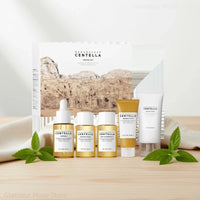 SKIN1004 Korean Centella Travel Kit – 5-Piece Mini Skincare Gift Set with Toner, Ampoule, Soothing Cream, Cleansing Oil & Foam