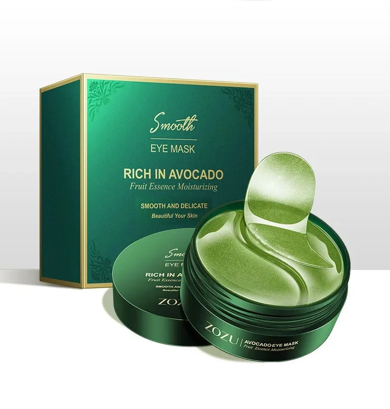 Golden Collagen & Avocado Under-Eye Patches – Anti-Dark Circle & Firming Eye Mask
