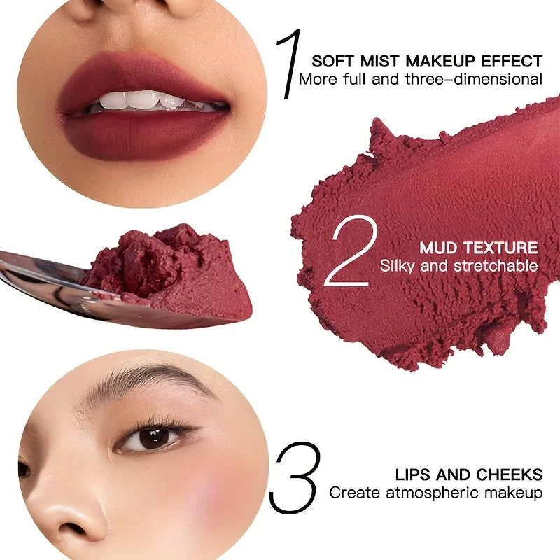 Velvet Matte Lip Gloss - Waterproof Long-Lasting Lip Tint