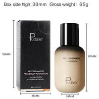 XMSJ 2-in-1 Liquid Foundation & Concealer | Waterproof, Oil Control, Matte Finish | 40ml | 17 Shades