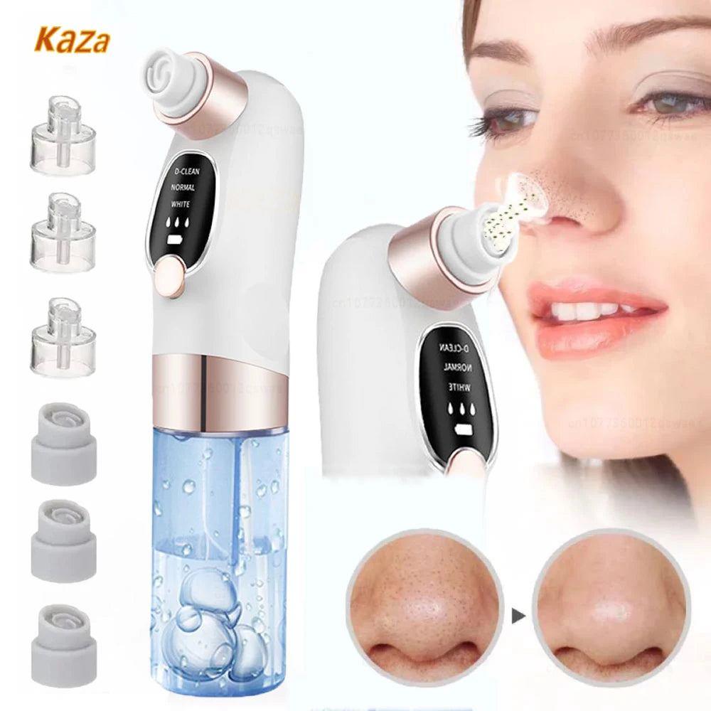 BXA Electric Blackhead Remover Pore Vacuum – Water Cycle Deep Cleansing | USB Rechargeable