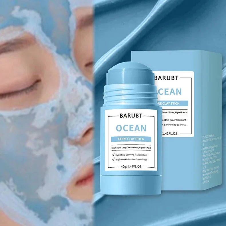 Jaysuing Cleansing Mask Stick – Mugwort, Alaska Volcano & More | Pore Minimizer & Acne Treatment 40g