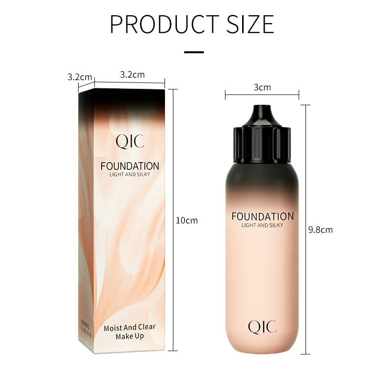Matte Foundation Cream Concealer Full Coverage Primer Makeup for Dark Circles