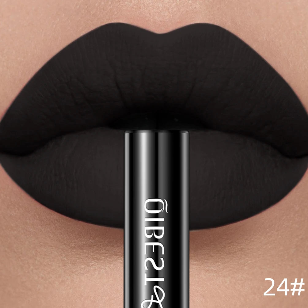 QiBest Velvet Matte Lipstick - Waterproof Long-Lasting Lip Tint