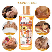 Turmeric Essential Oil – Brightening & Moisturizing Face, Body & Massage Oil (200ml)