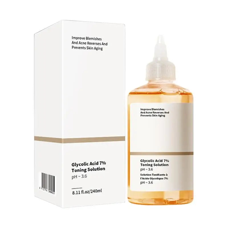 Disaar Glycolic Acid 7% Exfoliating Toner – Moisturizing Face Serum for Smooth, Bright Skin (240ml)