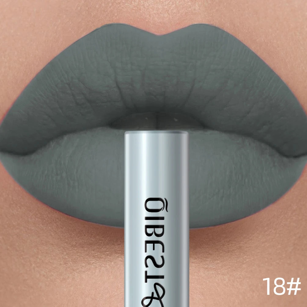 QiBest Velvet Matte Lipstick - Waterproof Long-Lasting Lip Tint