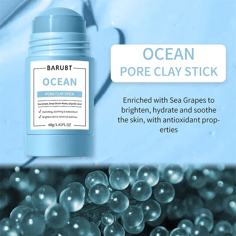 Jaysuing Cleansing Mask Stick – Mugwort, Alaska Volcano & More | Pore Minimizer & Acne Treatment 40g